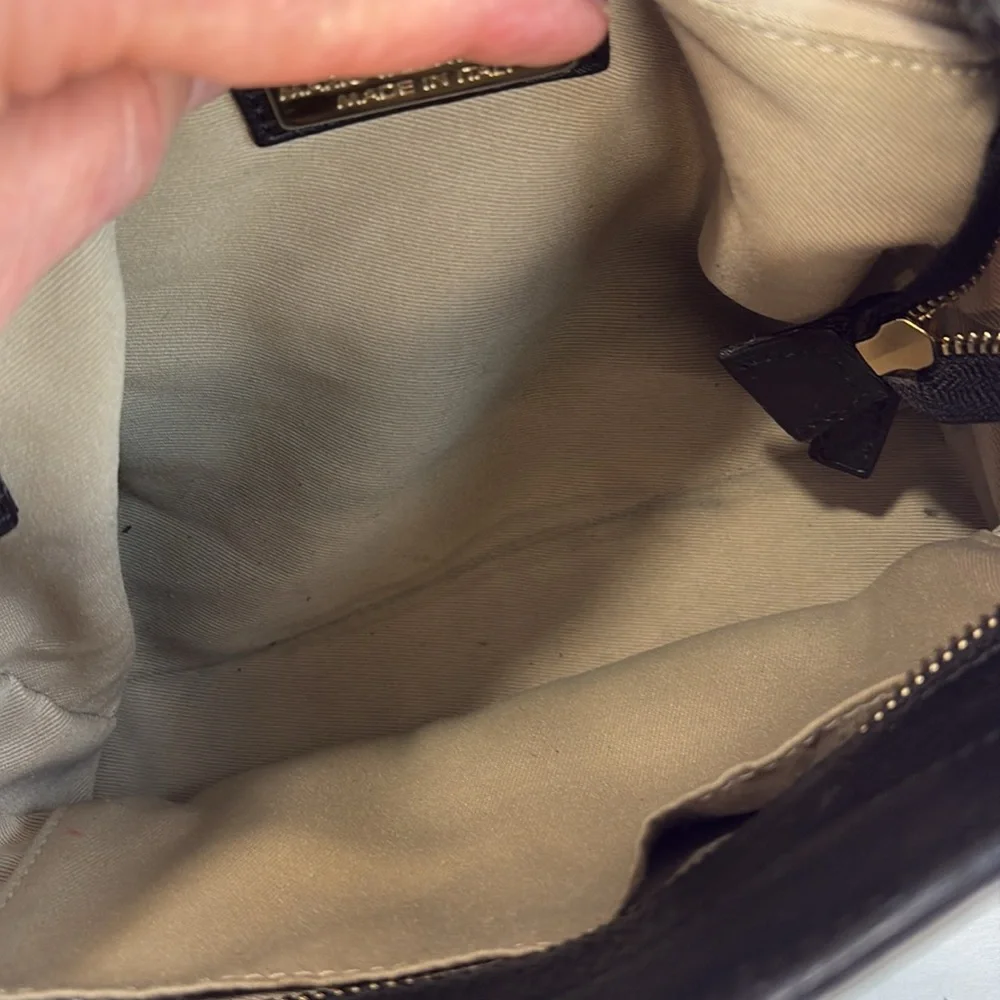 Valentino Amelie Black Leather Handbag